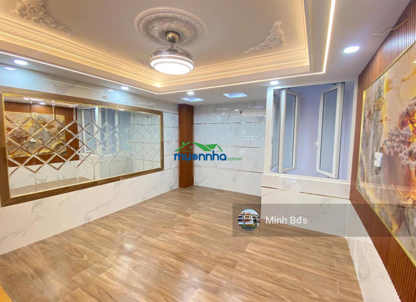 Bán căn nhà mới siêu đẹp, 4x14m đúc 5 tấm, hẻm nhựa đẹp 8m, 1 sẹc đường lê văn quới.giáp q. tân phú - 3