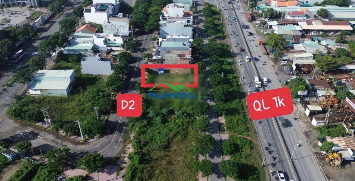 Bán lô đất hai mặt tiền mặt tiền quốc lộ 1k, khu tđc châu thới đại học quốc gia hcm - 2