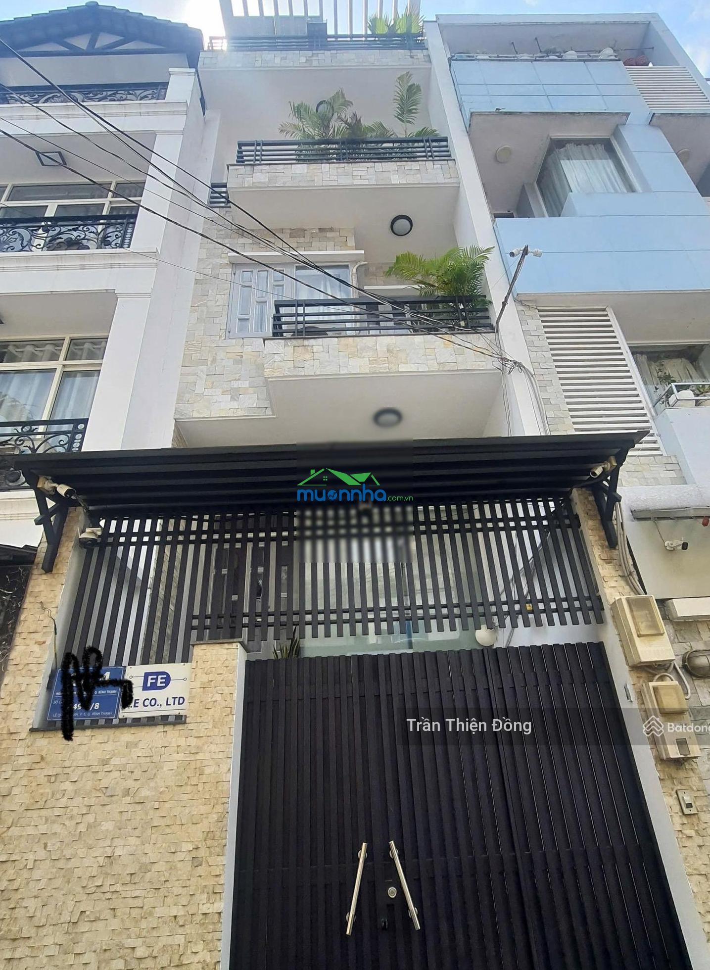 Chính chủ gấp bán hẻm vip 6m nguyễn bỉnh khiêm, p5 - bình thạnh 4x16 (cn=64.8m2) 4tầng. chỉ 13,8 tỷ - 4