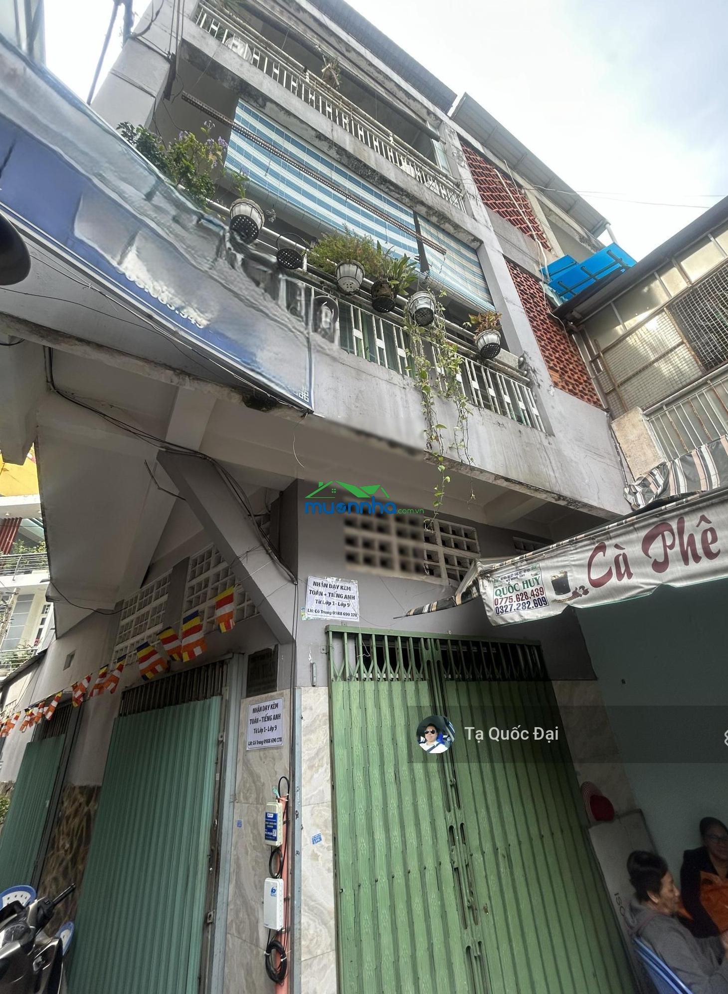 Quận 3 - lê văn sỹ - 77m2 - 12 tỷ - 3 tầng - 2 mt hxh - nở hậu 6m - 3