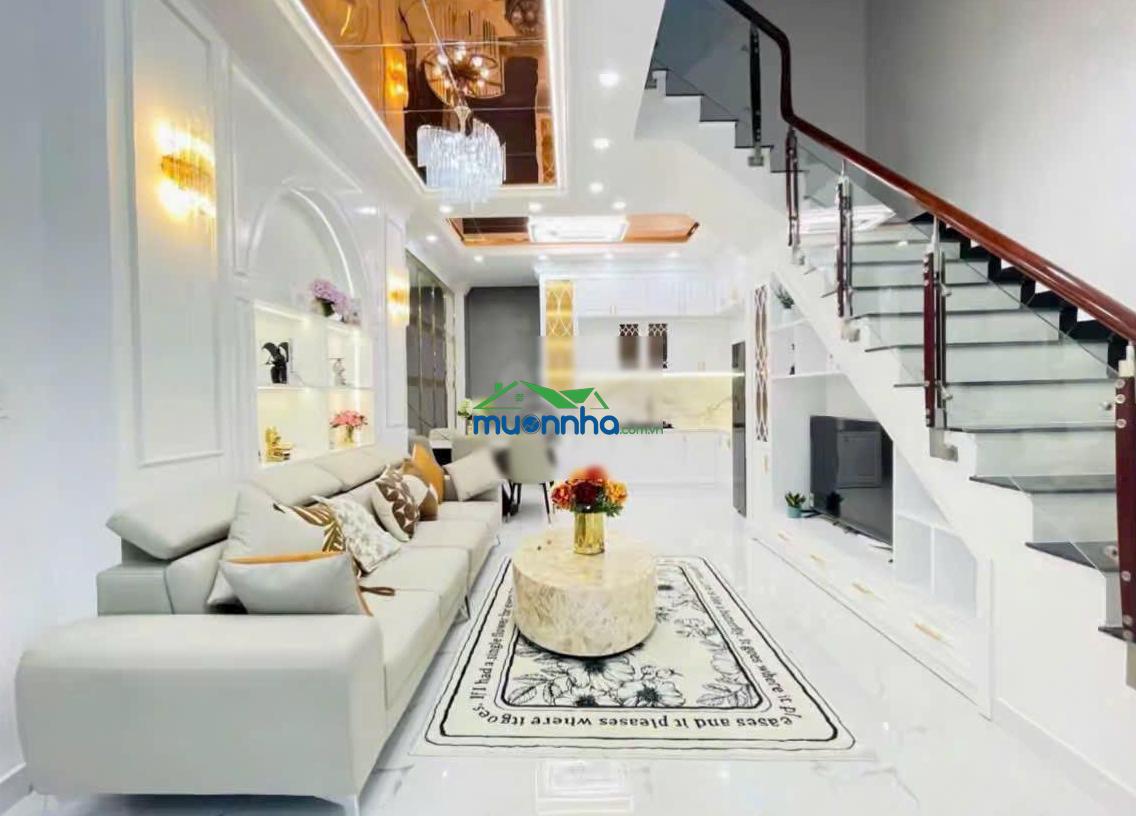 Nhà đẹp q12, dt 86m2 (5m x 17m) giá 3.360 tỷ đường vườn lài, an phú đông, đang cho thuê 18tr/th - 4
