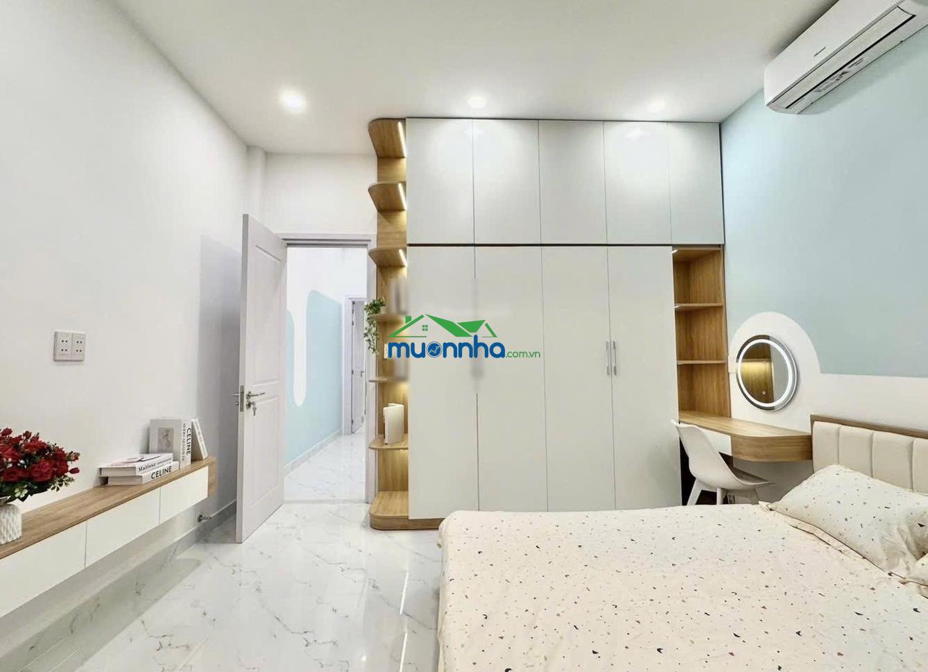 55m2 - ngang 4m thích quảng đức, phú nhuận mới đẹp - hẻm xe hơi 6m né nhau giá chỉ - 9.2tỷ tl - 3