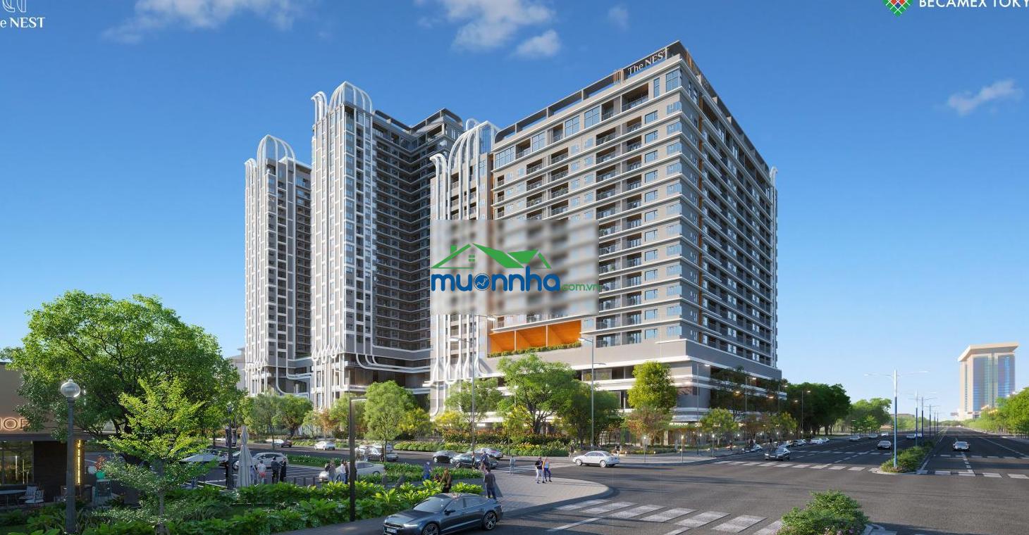 Booking sớm tặng ngay 50tr the nest kế aeon, 3 mặt thương mại - kế 2 trường quốc tế giá 2.4tỷ/2pn