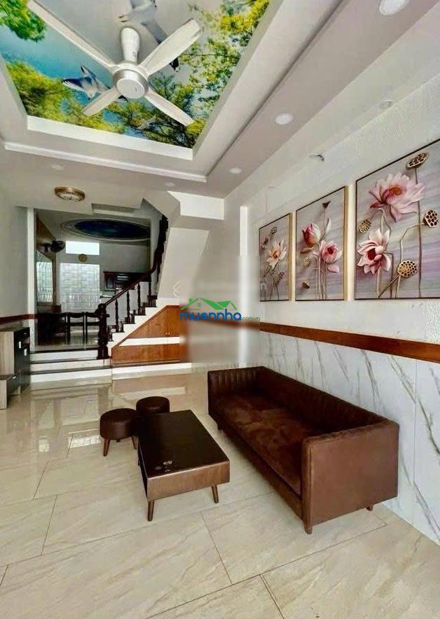 Cực hiếm, bán nhà 4 tầng đẹp 4x15m hẻm ô tô 6m sát mt nguyễn văn khối p. thông tây hội giá tốt 7tỷ5 - 4