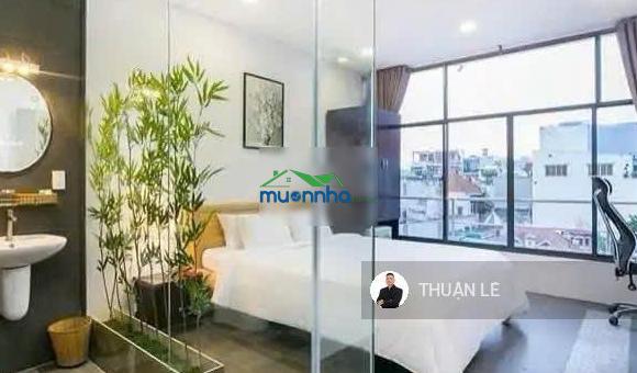 Sẵn hđt: 120tr/tháng. hẻm vip 8m nguyễn văn trỗi. mặt tiền ngang 7,5m x 20m. hầm + 6 tầng/thang máy - 4