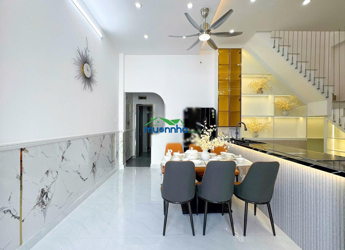 Nhà mới xây hiện đại full nt hẻm 1622 huỳnh tấn phát - nhà bè cách quận 7 chỉ 200m