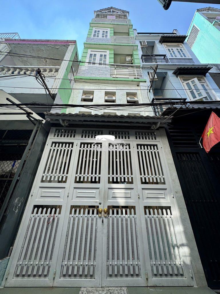 Cho thuê nhà nguyên căn q4: trệt + lửng + 2 lầu + sân thượng
