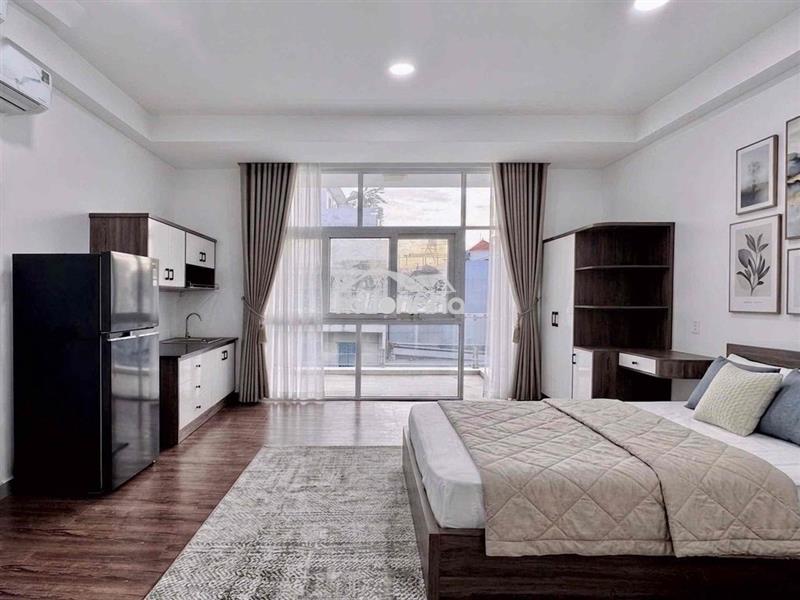 Chính chủ cho thuê căn hộ dv full nt ban công 30m2 bình thạnh