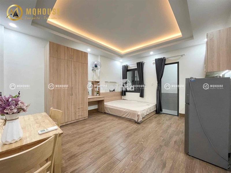 Studio full nội thất - ban công sau - khu bàu cát - quận tân bình