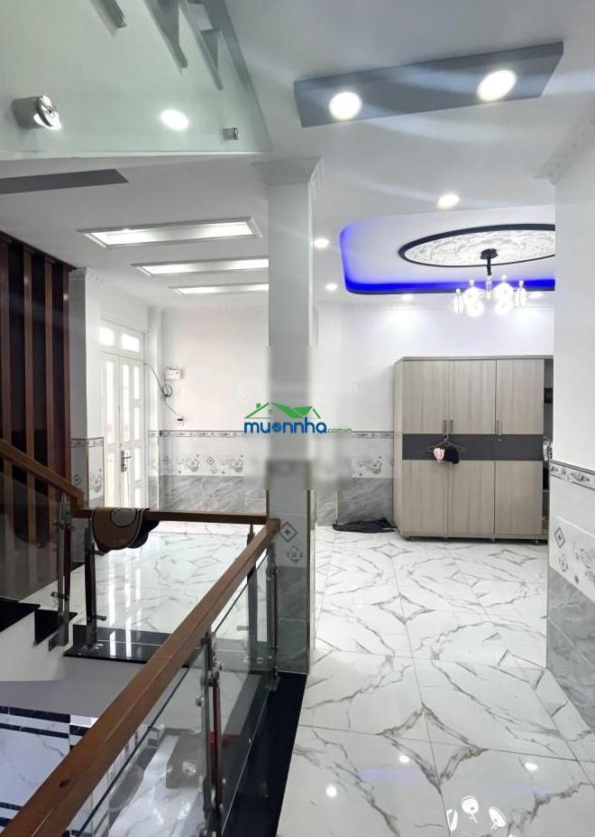 Bán nhà 3 tầng nở hậu nguyễn thị thảnh, thới tam thôn, hóc môn, 79.1m², hẻm xe hơi, giá 5.3 tỷ - 2
