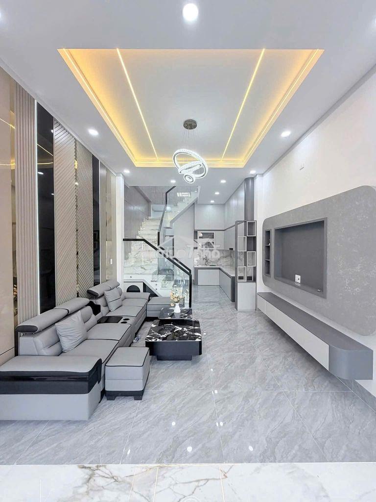 Gia đình cần chia tài sản, bán gấp nhà lầu mới xây giá rẻ, sổ hồng sẵn - 3