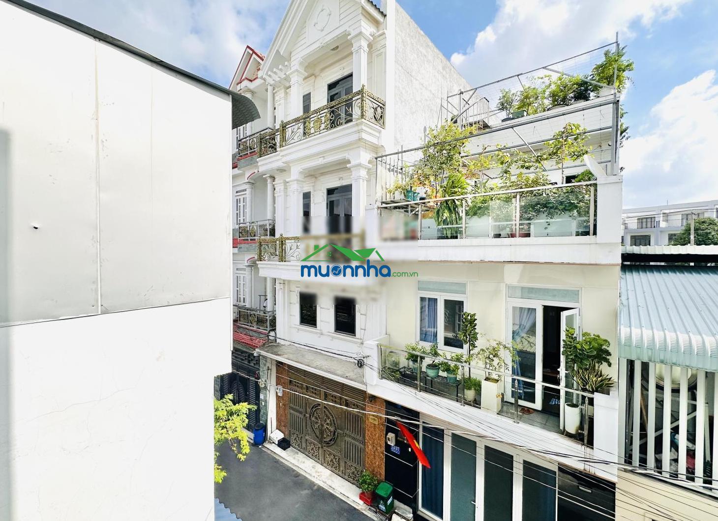 Nhà phố 4m x 16m 2.5 tầng để xe hơi trong nhà hẻm nhựa 7m đường nguyễn thị búp ngay hiệp thành city