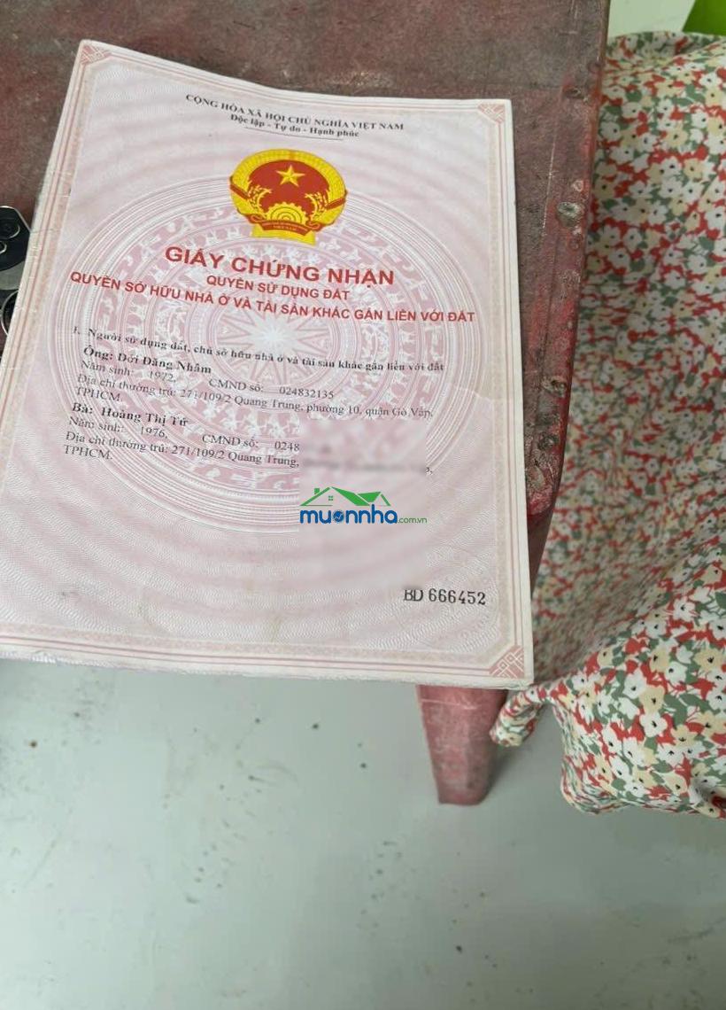 Sổ hồng riêng - đường 8m 2 làn xe, nhà 4x17m dương thị mười, gần uỷ ban công an q12, giá 2,3tỷ (tl) - 4