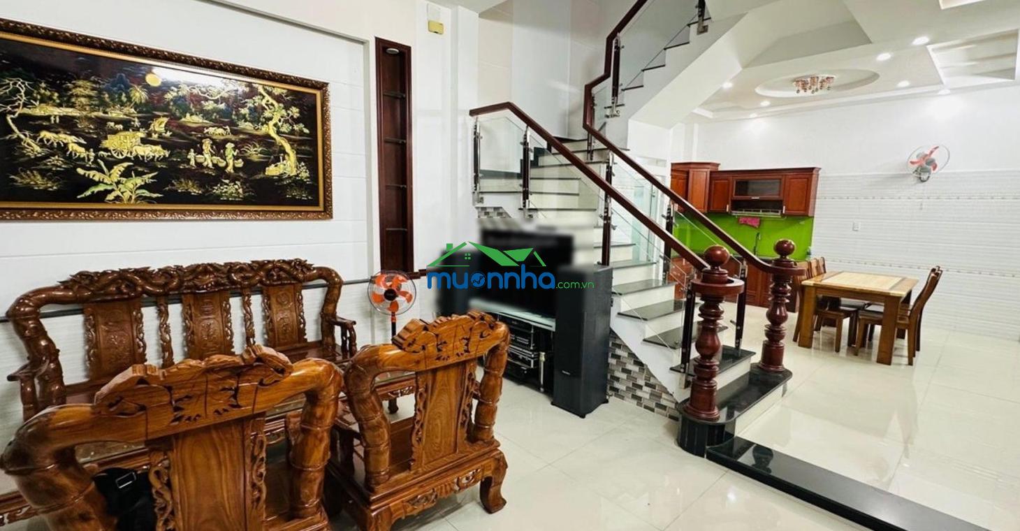 Xe hơi vào nhà phạm văn chiêu - lô góc không lộ giới - full nội thất gỗ tự nhiên xịn tặng toàn bộ - 2