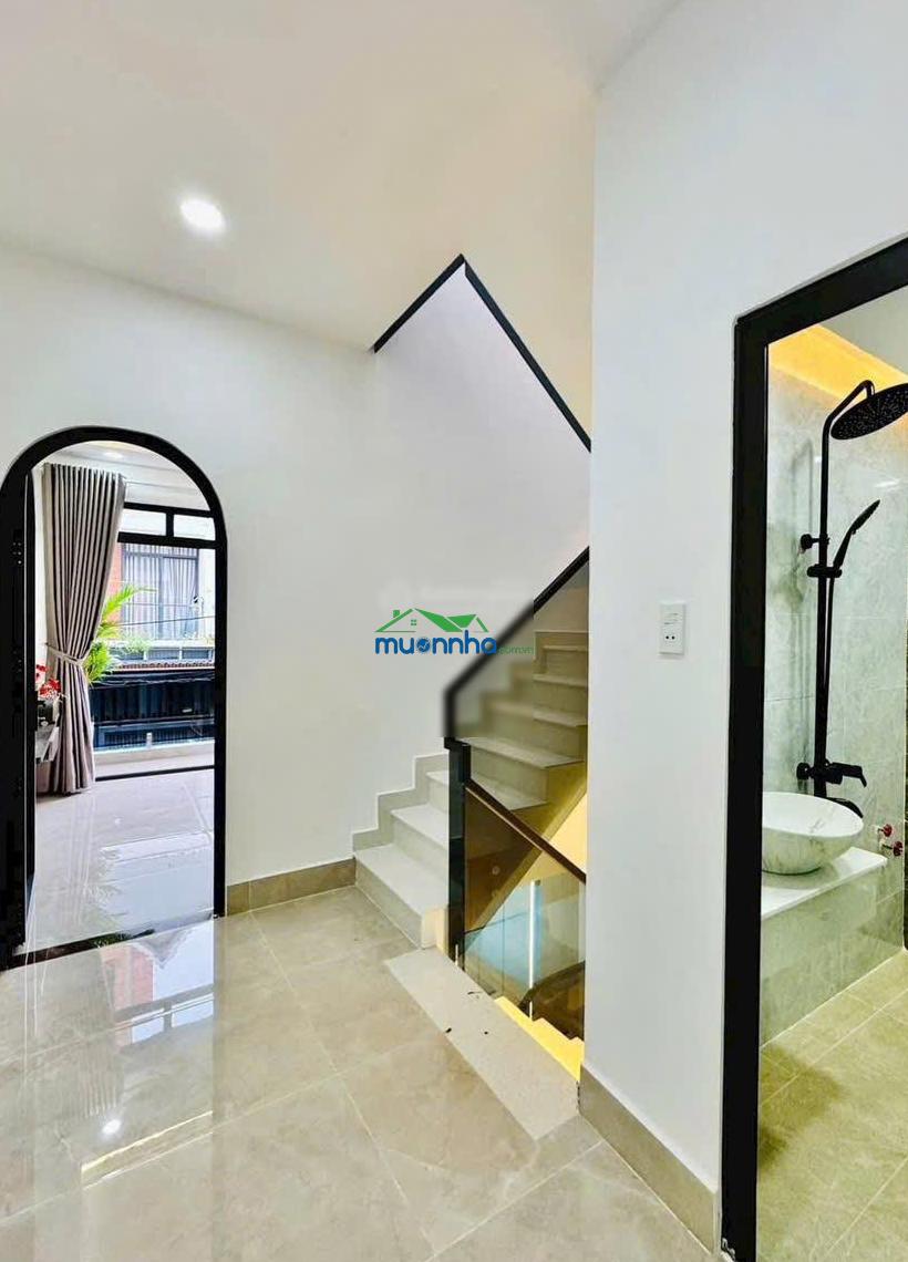 Nhà đẹp giá mềm, nhà 50.7m2 vườn lài xây 3 tầng, hẻm vf3 vô tận nhà, sổ sẵn