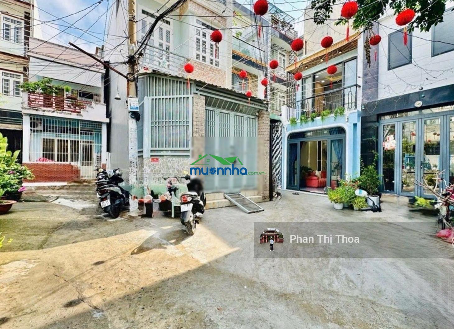 Gấp - hẻm thông thoáng, sân rộng - 54.1m2, 3 tầng, 4pn (pn dưới trệt) - phan văn trị - chỉ 7,9 tỷ