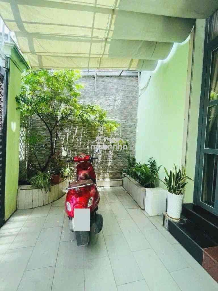 Nhà cấp 4 góc 2 mặt tiền không lộ giới full thổ cư ngang 9m - xây cao - Ảnh 3
