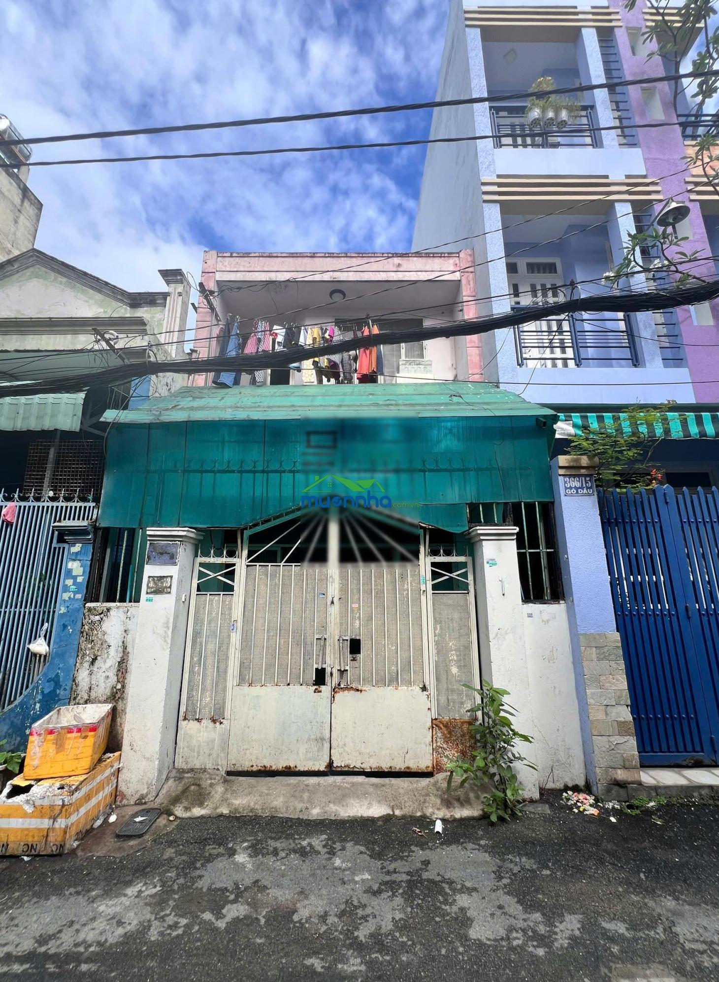 Nhà hẻm xe hơi thông 5m đường gò dầu, 1 lầu, dt: 4x15m, hướng đông, giá: 6.2 tỷ tl - 3