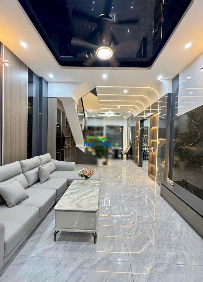 Nhà 4 tầng full nội thất đường thạnh lộc 27 phường thạnh lộc q12, dt 79,2m (4,1*19) hẻm 8m - 2