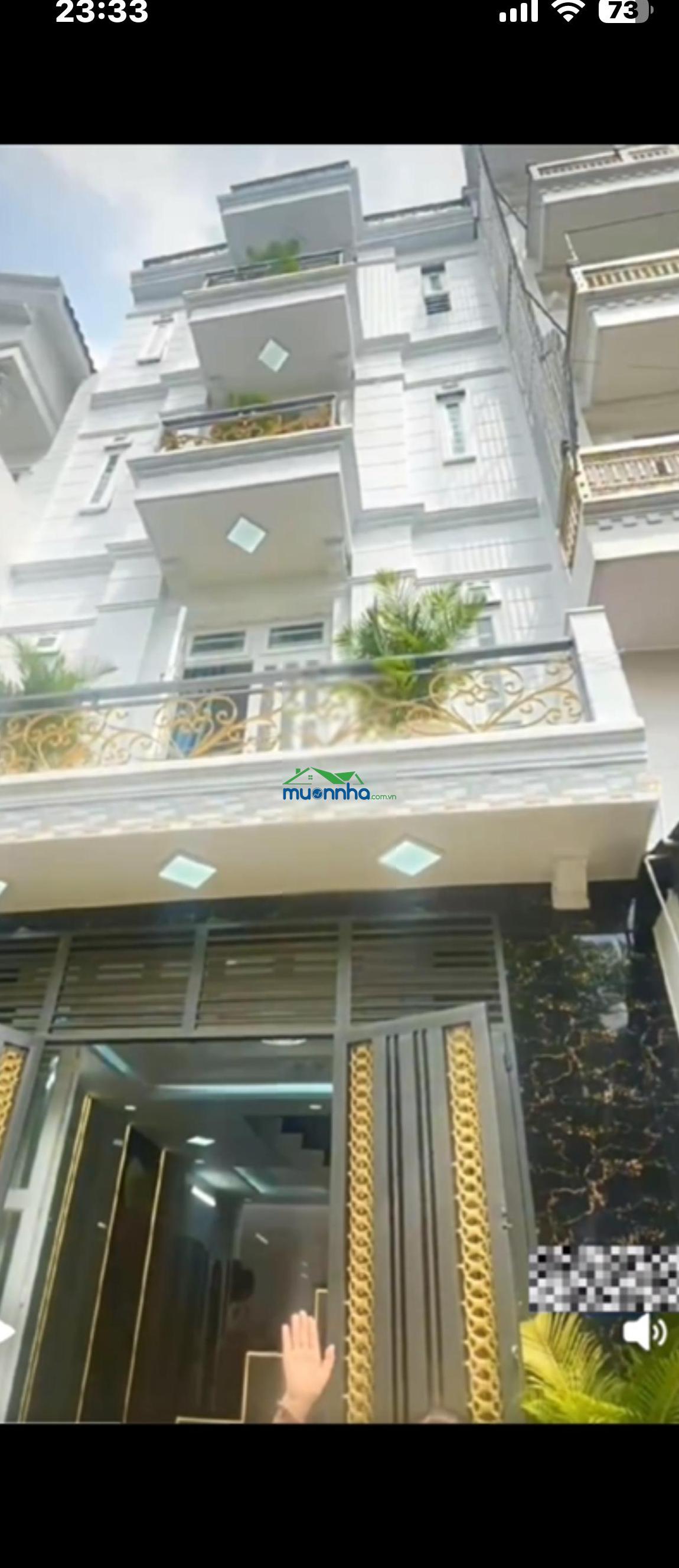 Xe tải đậu cửa nhà mới 4 tầng khu nhà lầu cao cấp lê văn khương - thông hiệp thành 13 - quận 12