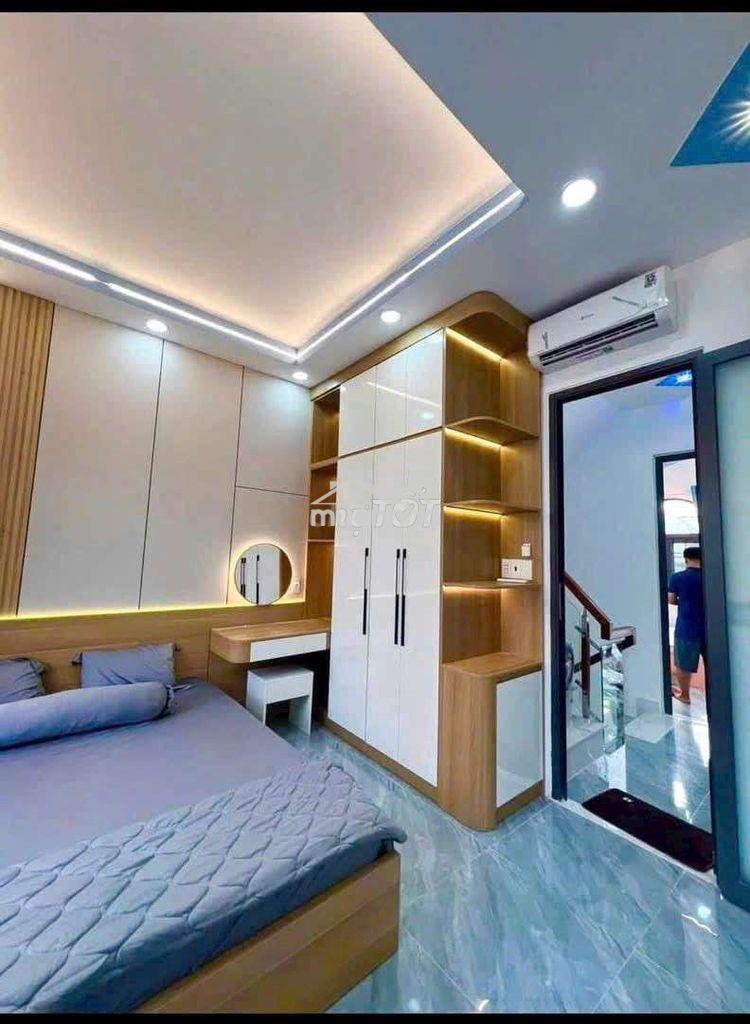 Nhà mới 4 tầng, hẻm xe hơi , p10 q8 - 3