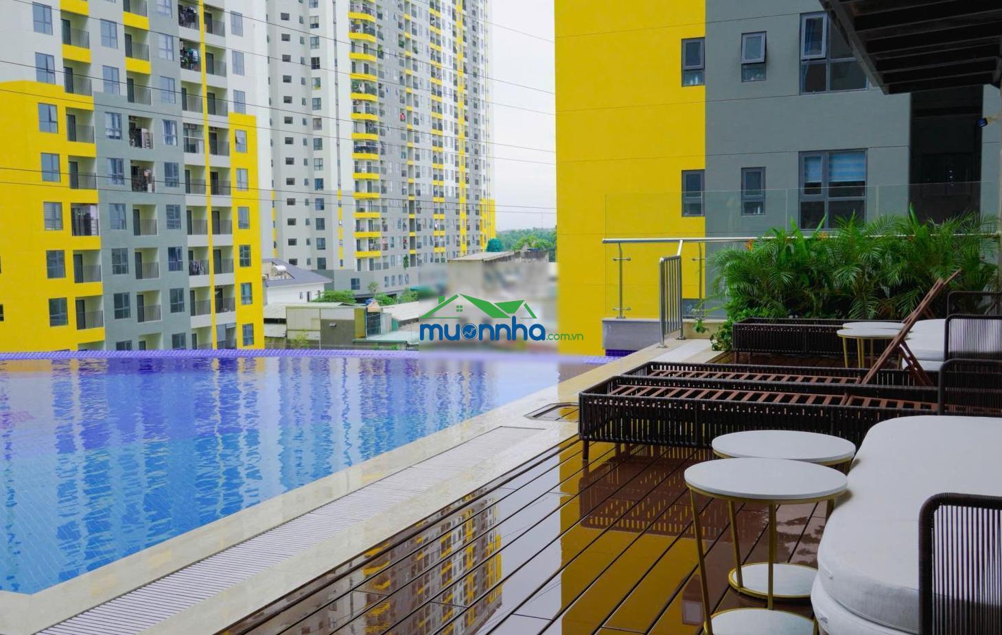 Cho thuê căn hộ mới gần chợ đông hòa chỉ mất 2 phút - 2pn 2wc ở ngay - 4