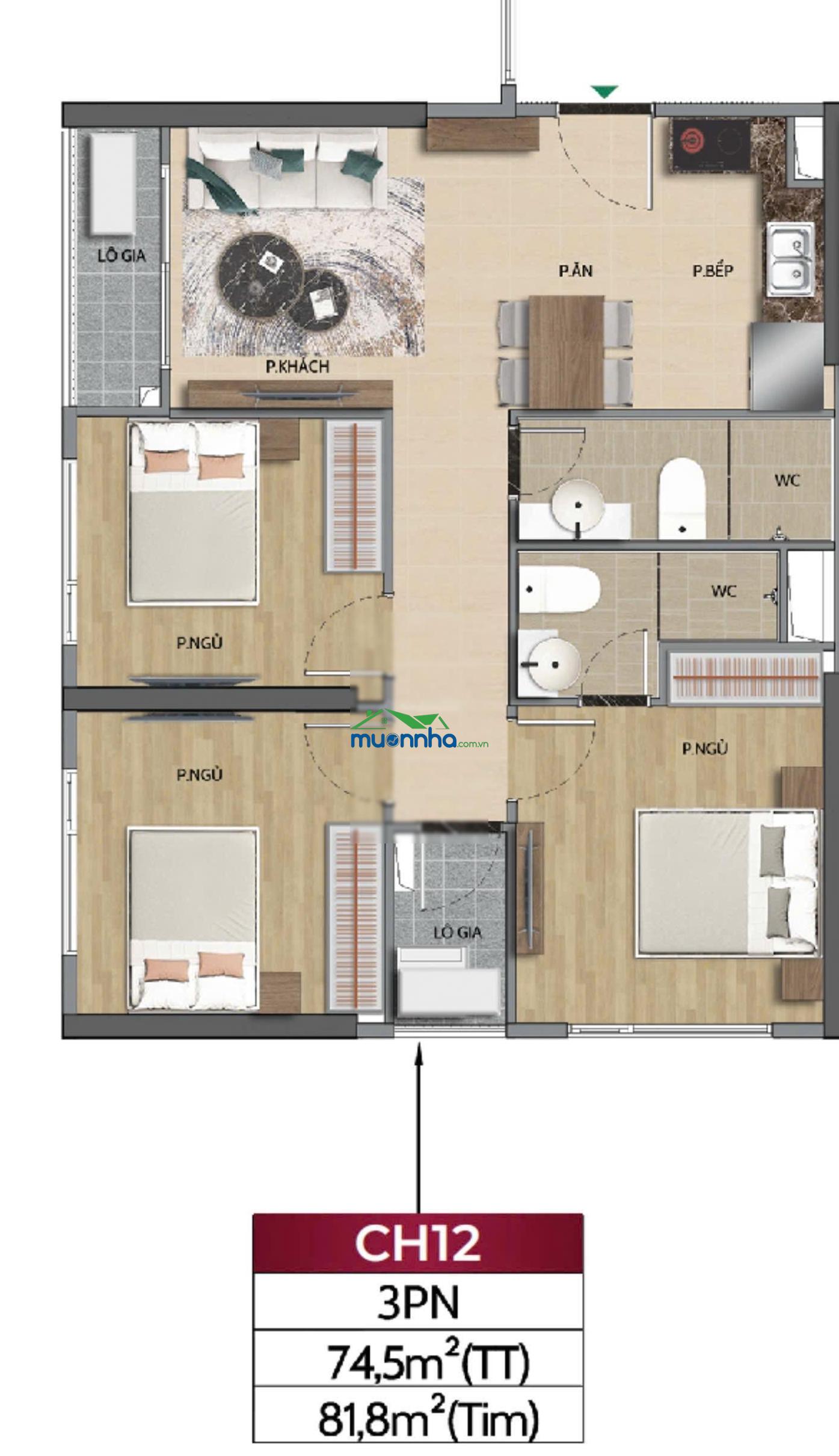 3pn glory heights view nội khu cực đẹp. giá cực tốt phù hợp để ở hoặc cho thuê - 3