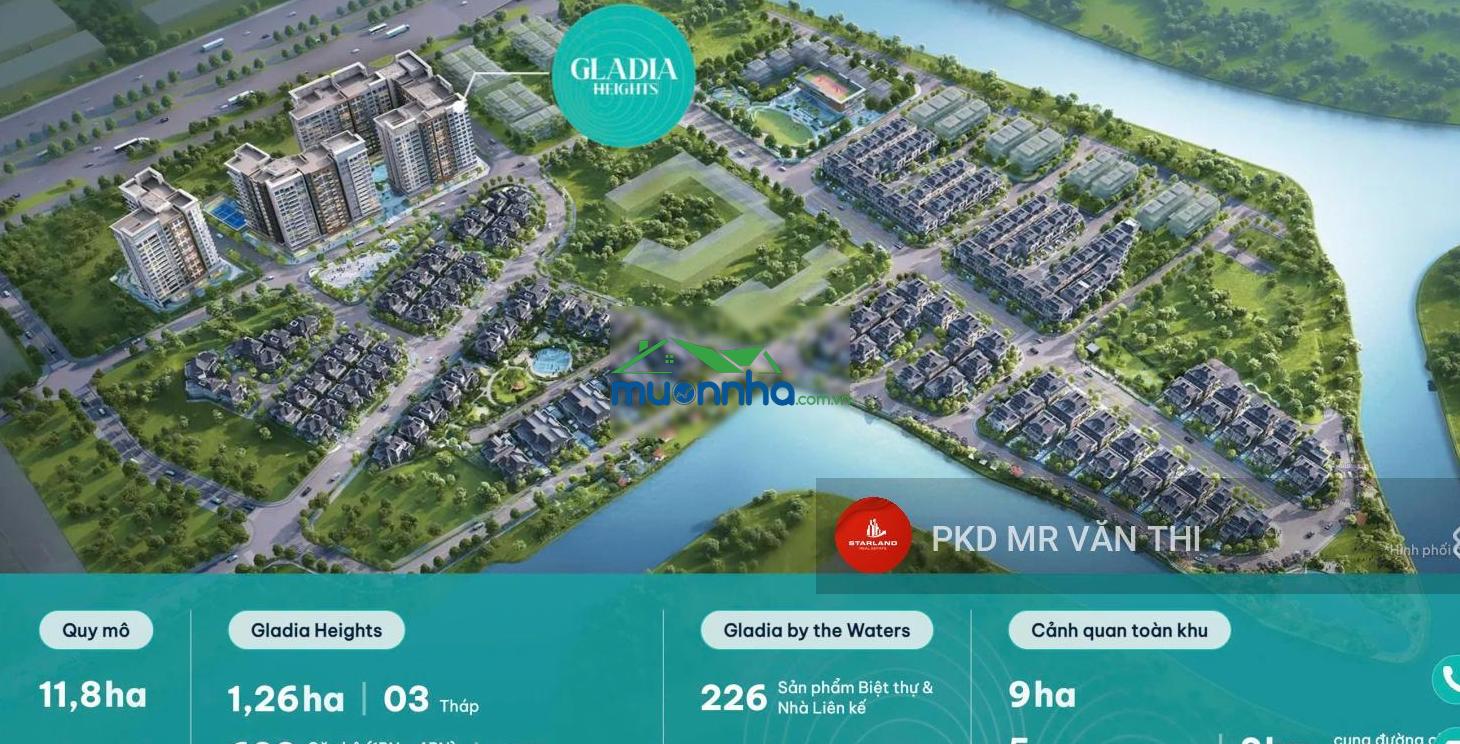 Gladia heights nhận booking 100 triệu ngay - chiết khấu 12% - tặng 1 năm pql - chỉ 83 triệu/m2 - 2