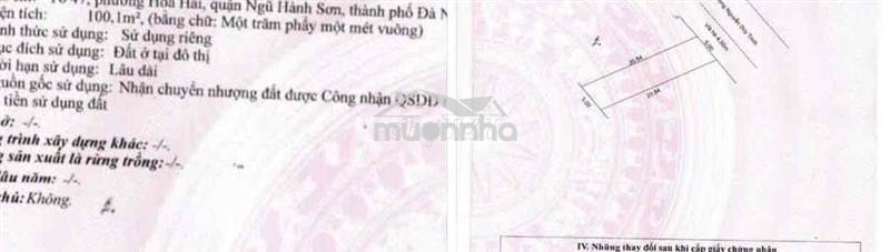 📫 Chào bán lô nguyễn duy trinh - ngũ hành sơn