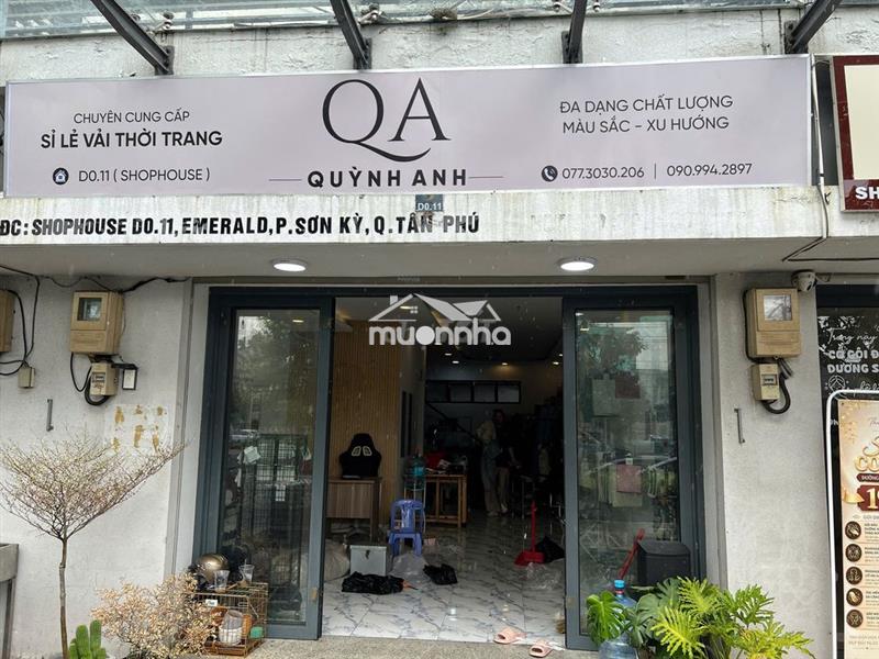 Cho thuê shophouse - emeral celadon city