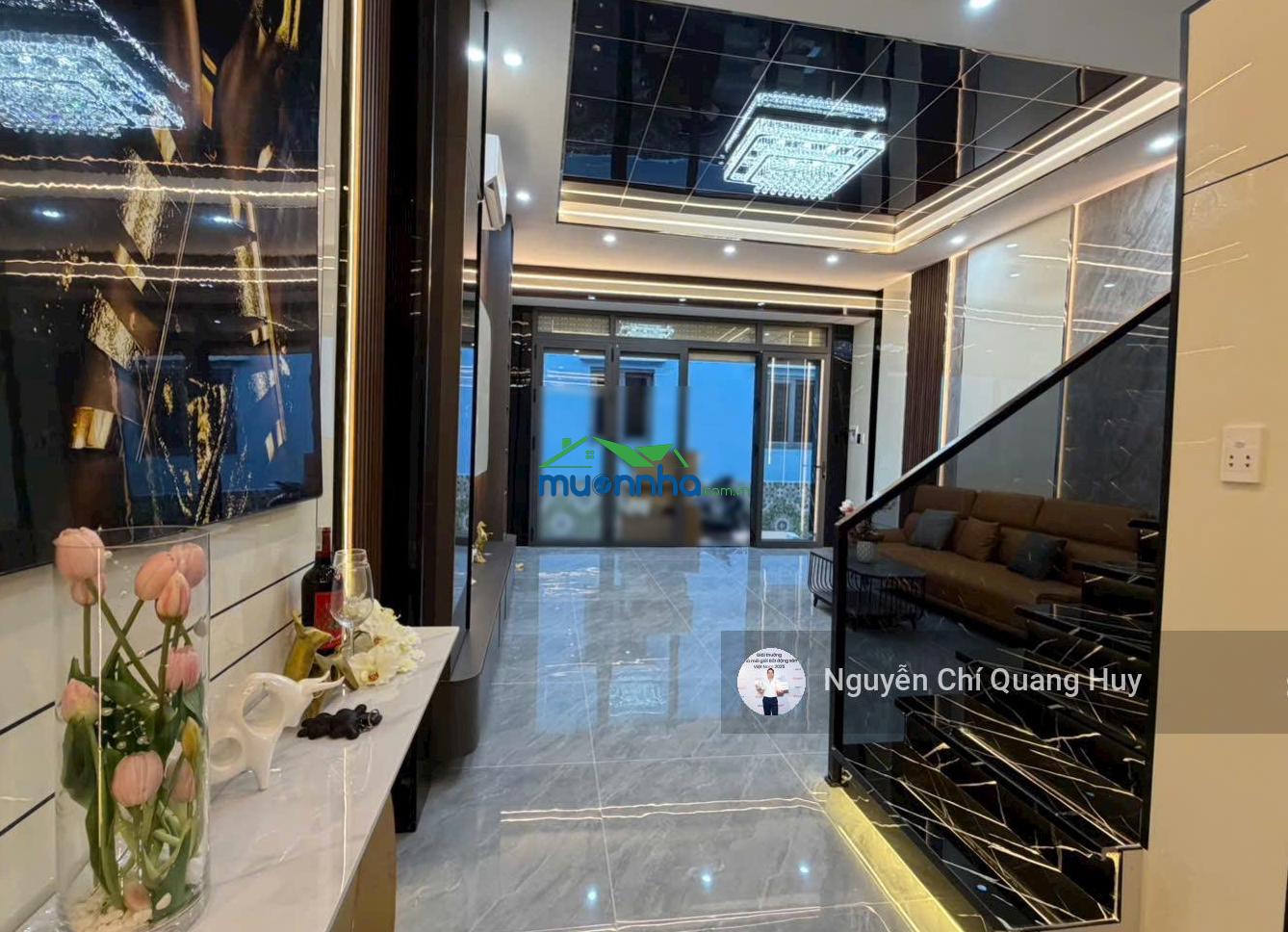 Nhà phố đủ nội thất - hẻm 3,5m 1113 huỳnh tấn phát phú thuận - 4,85m x 11m sổ hồng - giá 6,95 tỷ - 3