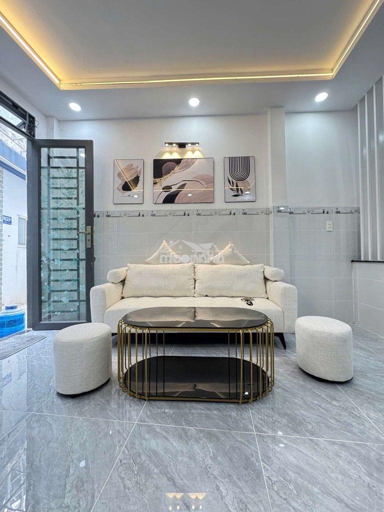 Nhà mới 100% - 32m2 thoáng - hẻm ô tô thông - hương lộ 2 - nhỉnh 2 tỷ