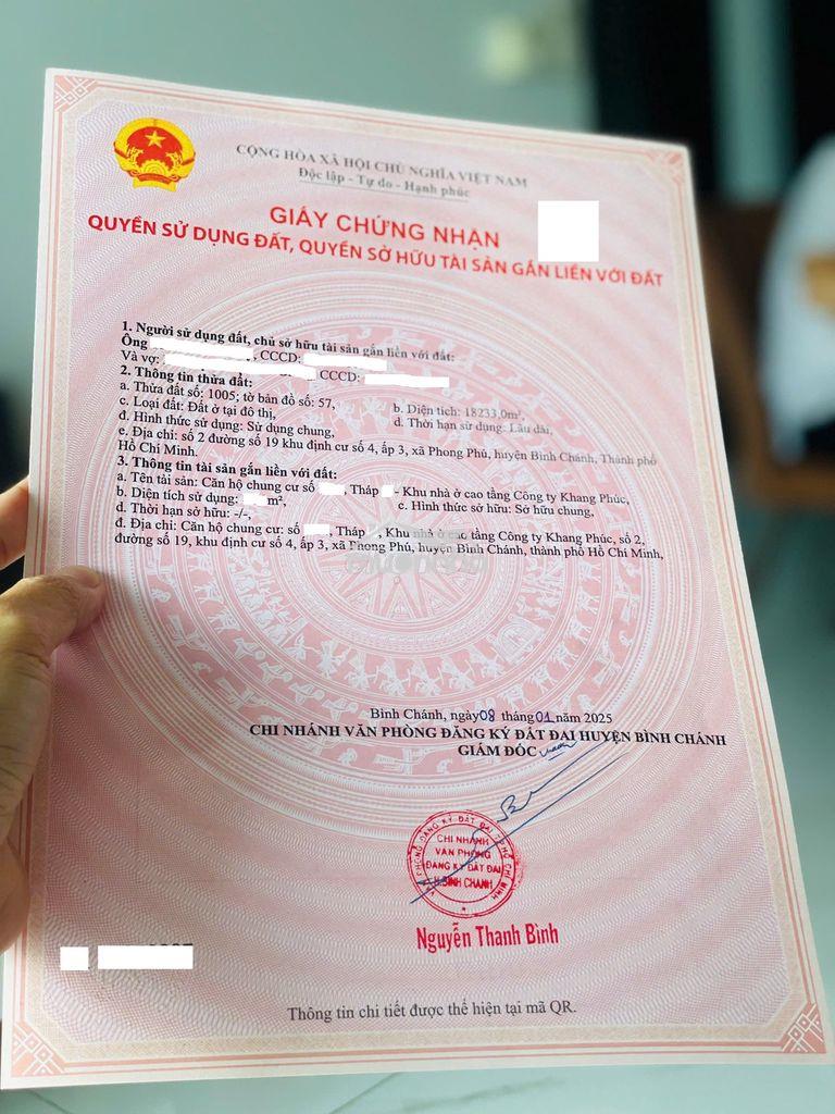 Không còn căn thứ 2 - sẵn sổ hồng - sang tên ngay - an ninh 247