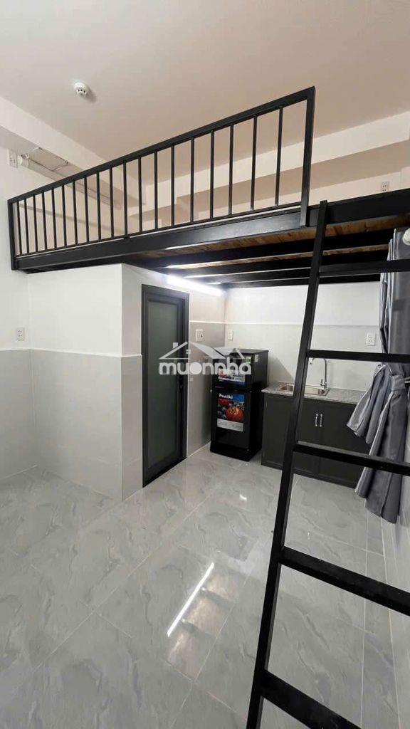 Phòng trọ duplex mới, mặt tiền ngay chợ trần văn đang - 2