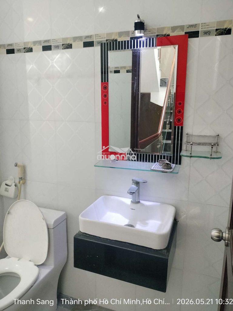 Nhà mới 1 trệt 2 lầu sân thượng 5,5x16m hẻm 1508 lê văn lương - 4