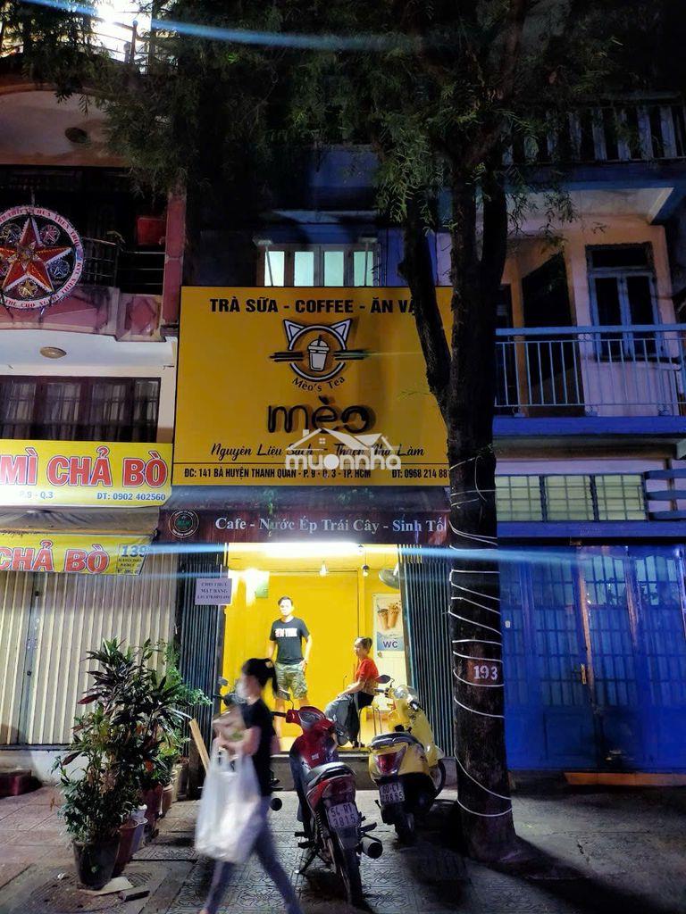 Cho thuê mặt bằng kinh doanh 141  ba huyen thanh quan quận q3 tp.hcm