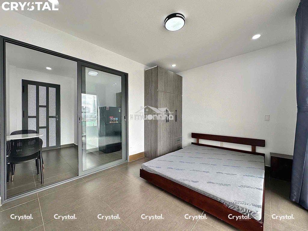 Chdv full nội thất studio và 1pn ban công, cửa sổ mới 100% ngay - 2