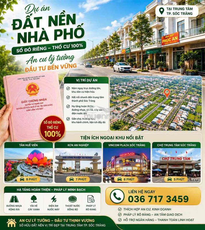 Chỉ 900 triệu sở hữu ngay đất nền sổ sẵn - kdc vạn phát avenue