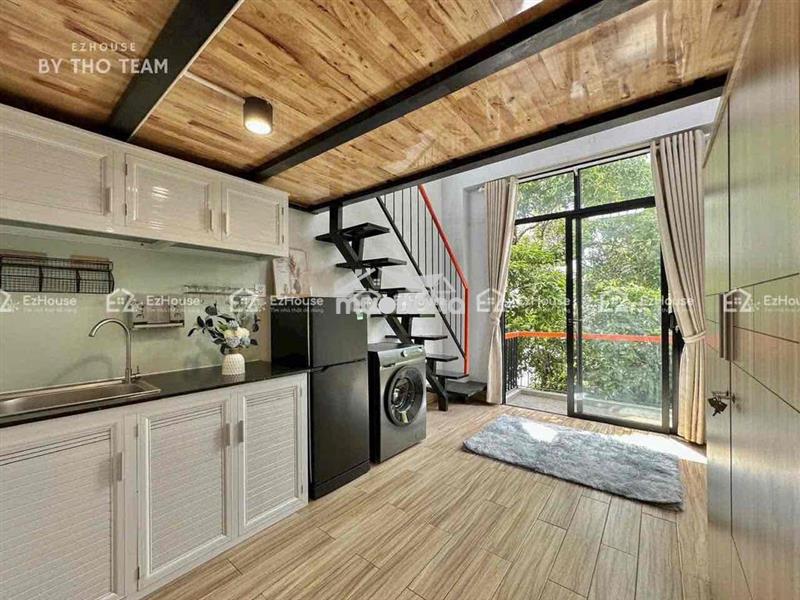 Căn hộ duplex ban công view cây xanh  ngay ngô bệ - đối diện etown