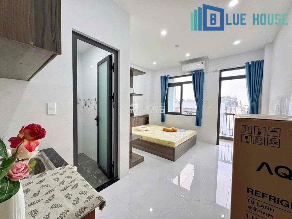 Căn hộ cho thuê 40m2 ban công rộng ngay vòng xoay dân chủ quận 10 - 2