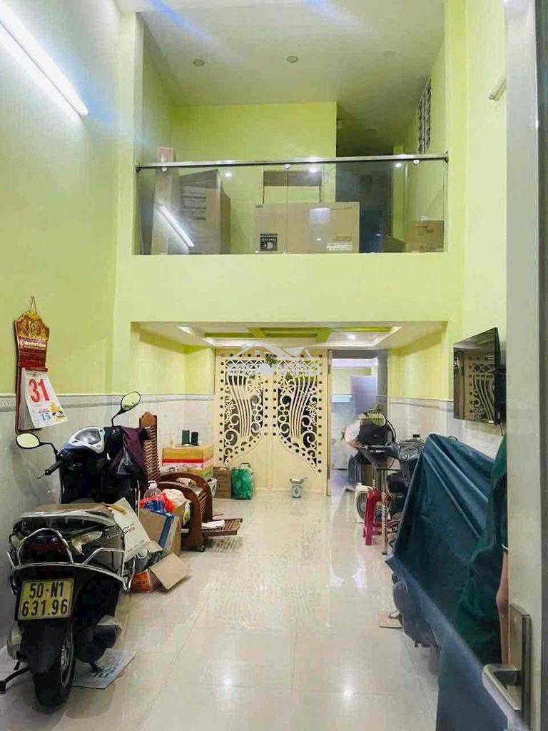 Nhà 4 phòng hẻm 4m tân hoà đông sẵn nội thất