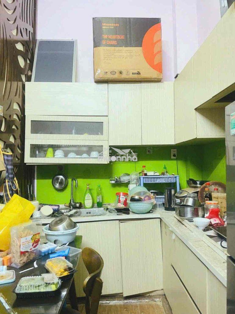 Nhà cấp 4 góc 2 mặt tiền không lộ giới full thổ cư ngang 9m - xây cao - Ảnh 4