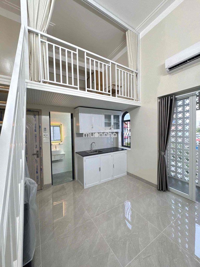 Duplex ban công full nội thất - gác cao 2m ngay gần aeon bình tân