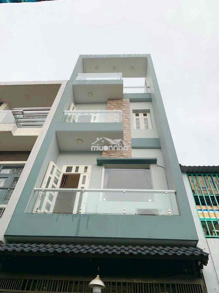 Nhà 4 tầng 4pn ngay lê văn quới