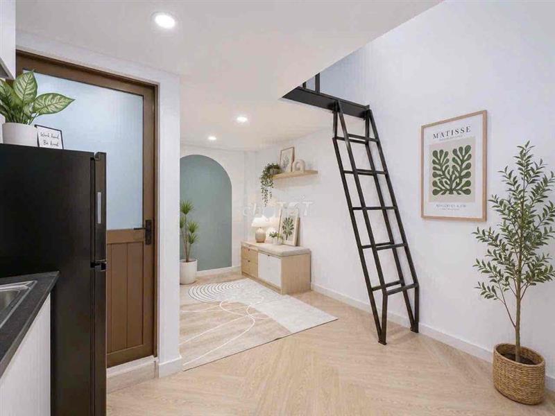 Duplex full nội thất gác cao 2m