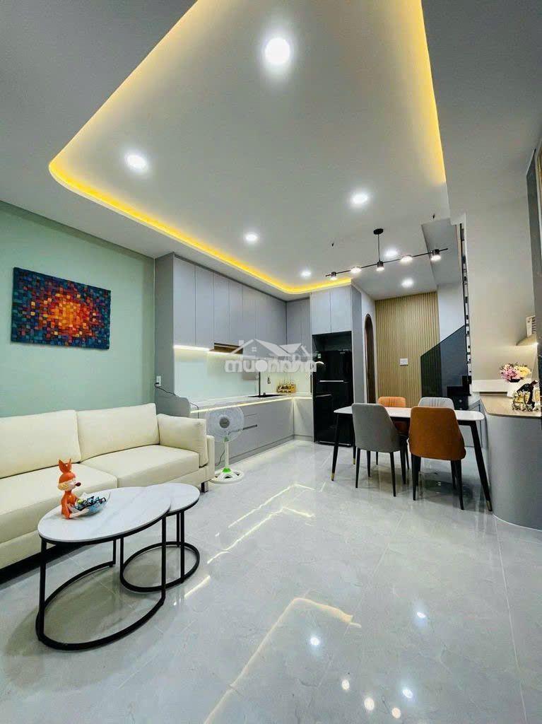 Cho thuê nhà mới xây 230/30 nơ trang long - 2pn full nội thất - 3