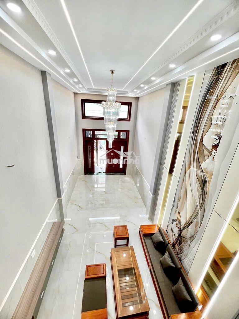 Cho thuê nhà mới xây mới 100% full nội thất cao cấp- hẻm tân hoà đông - 4