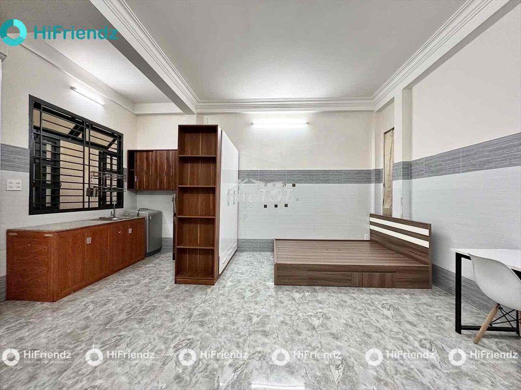 Cho thuê studio ban công sau tách bếp full nội thấy máy giặt riêng - 4