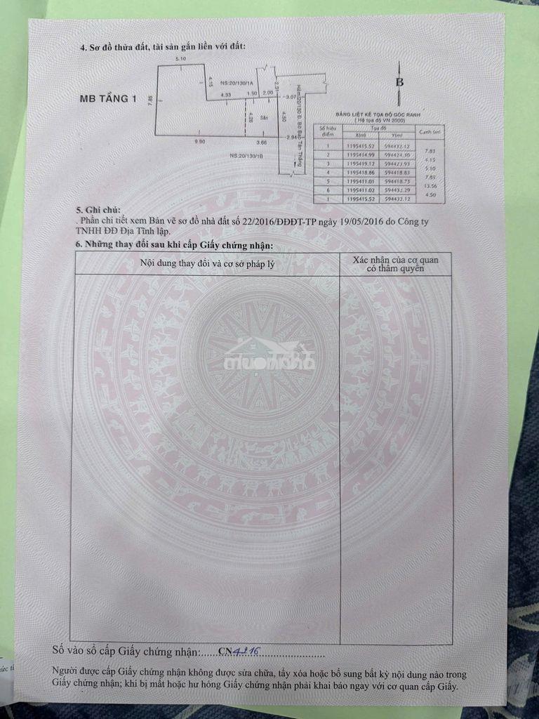 Siêu phẩm chdv - 20/130/1c bờ bao tân thắng 4 tầng - 65tr/th 9,2 tỷ tl - 3