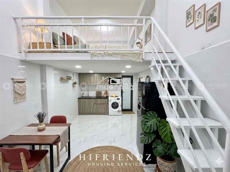 Căn hộ 1 trệt - 1 lửng 45m2 full nội thất gần đại học y dược quận 5